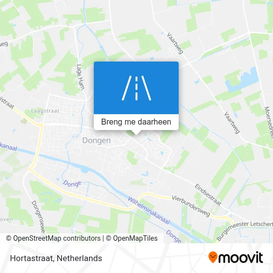 Hortastraat kaart