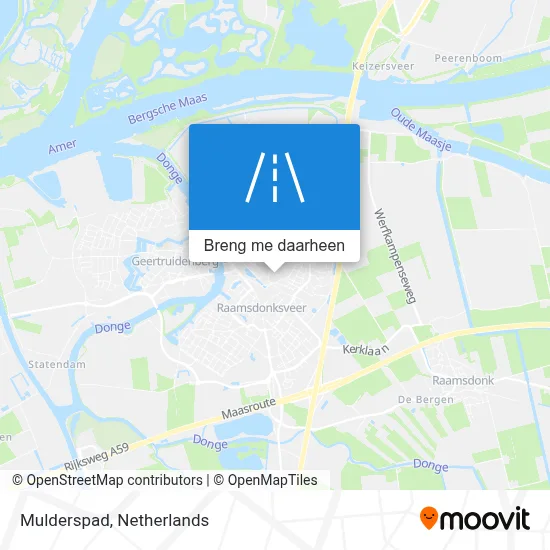 Mulderspad kaart