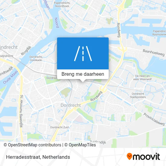 Herradesstraat kaart