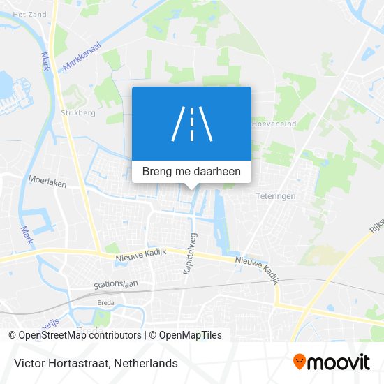 Victor Hortastraat kaart