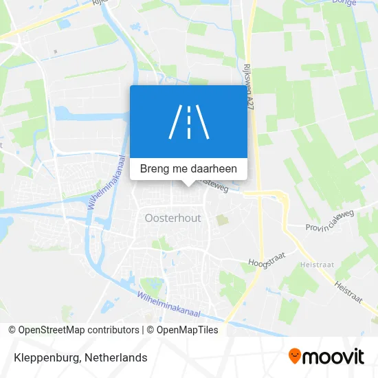 Kleppenburg kaart