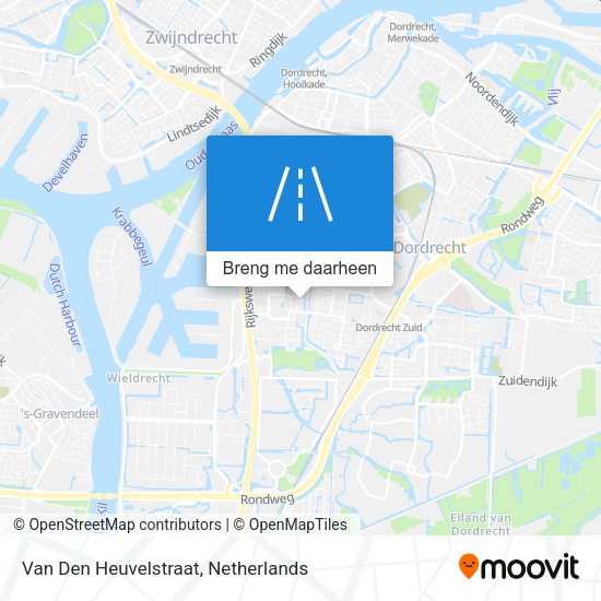 Van Den Heuvelstraat kaart