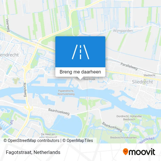 Fagotstraat kaart