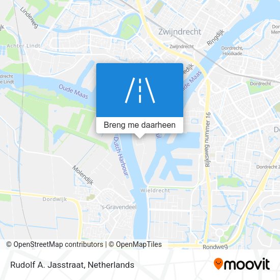Rudolf A. Jasstraat kaart