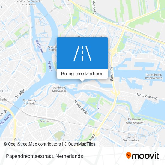 Papendrechtsestraat kaart