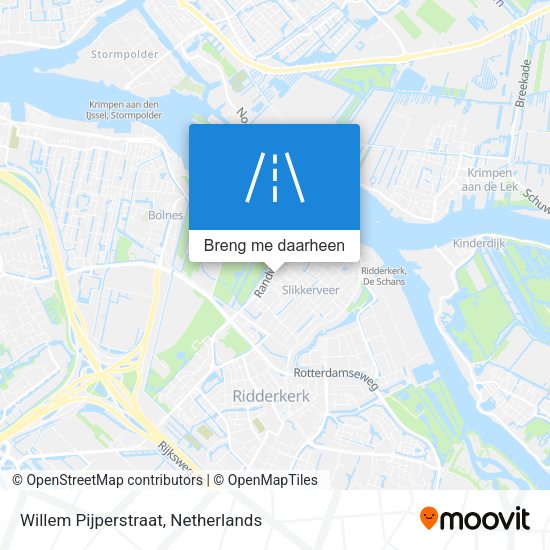 Willem Pijperstraat kaart