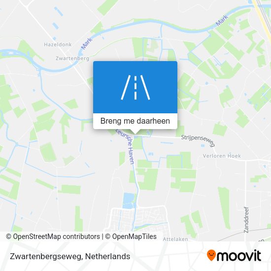 Zwartenbergseweg kaart