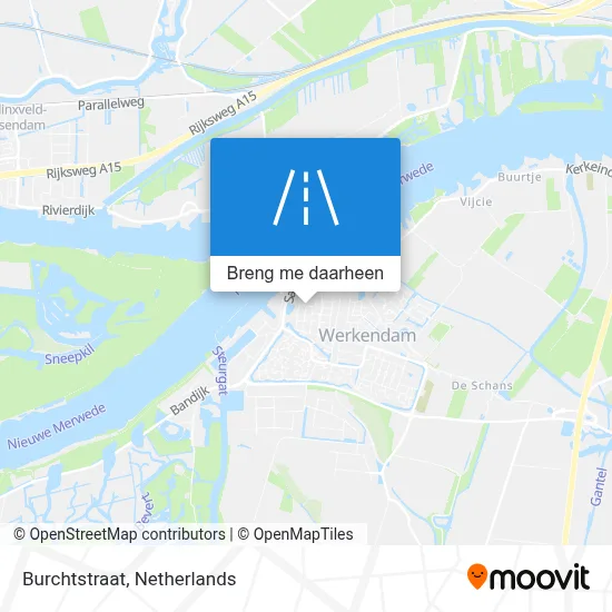 Burchtstraat kaart