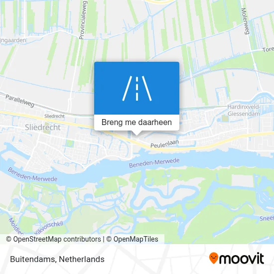 Buitendams kaart