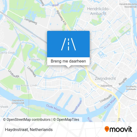 Haydnstraat kaart
