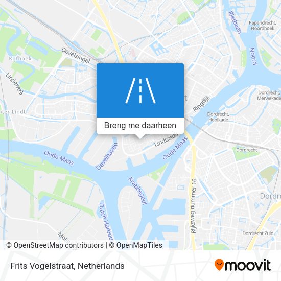 Frits Vogelstraat kaart