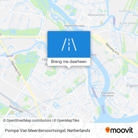 Pompe Van Meerdervoortsingel kaart