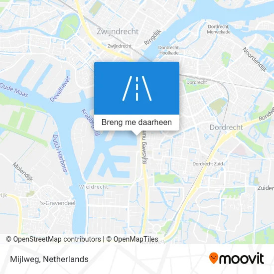 Mijlweg kaart