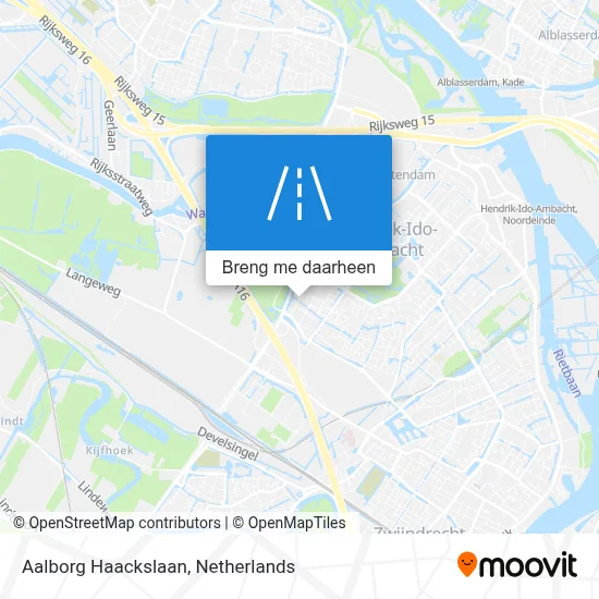 Aalborg Haackslaan kaart