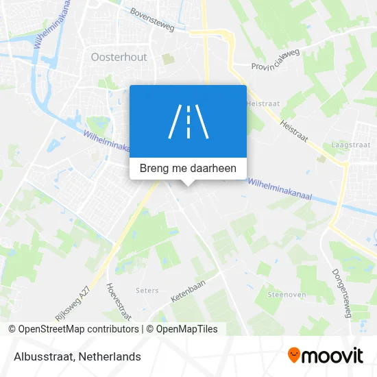 Albusstraat kaart