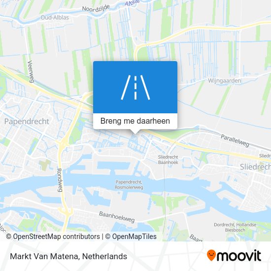 Markt Van Matena kaart