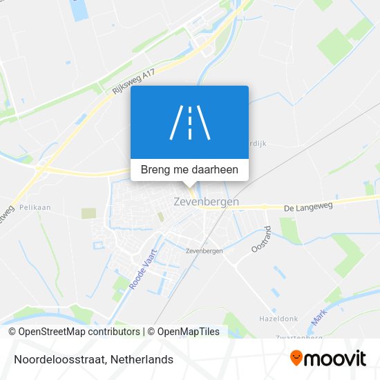 Noordeloosstraat kaart