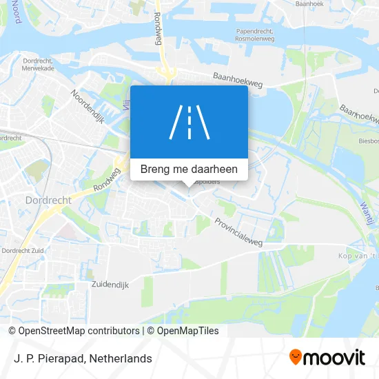 J. P. Pierapad kaart