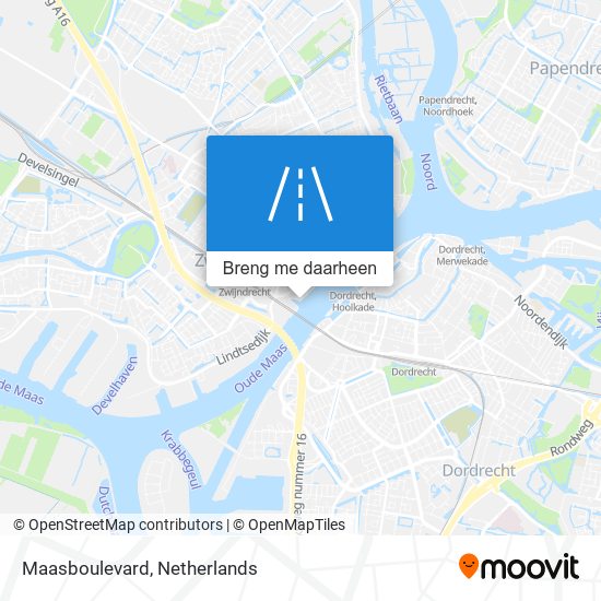 Maasboulevard kaart