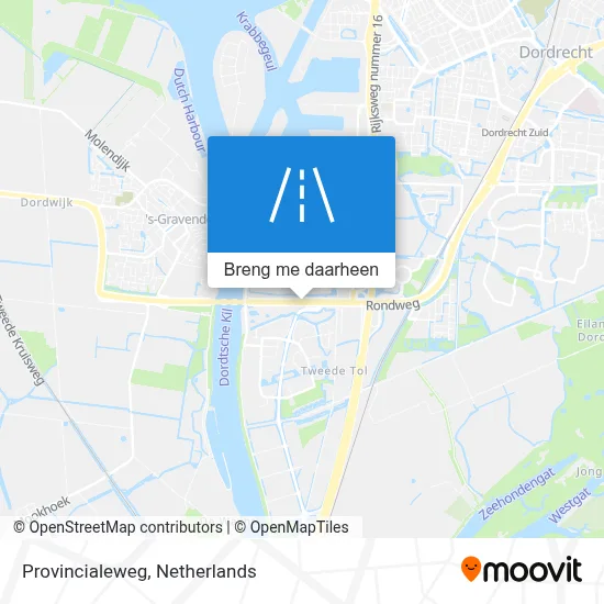 Provincialeweg kaart