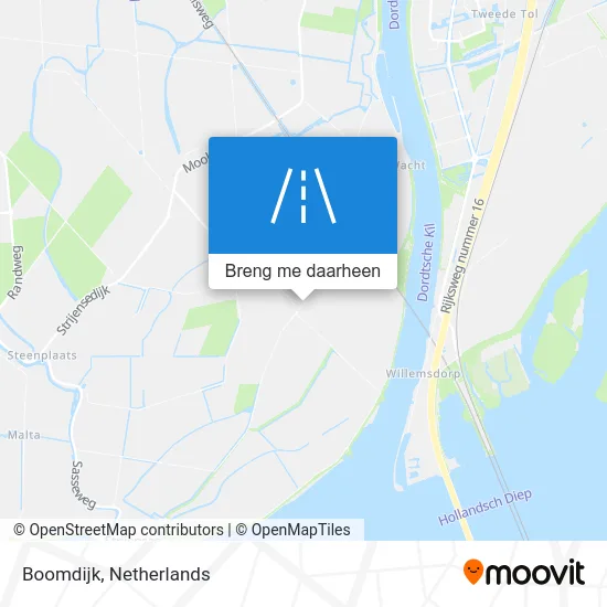 Boomdijk kaart