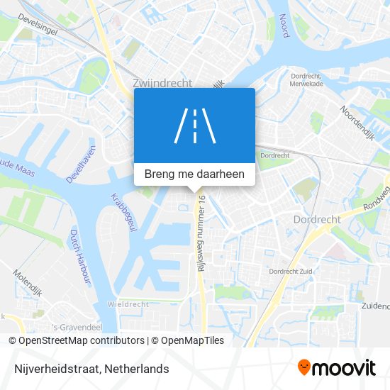 Nijverheidstraat kaart