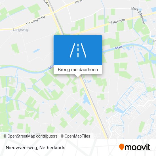 Nieuwveerweg kaart