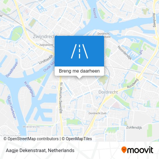Aagje Dekenstraat kaart