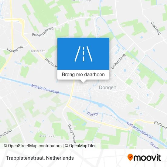 Trappistenstraat kaart
