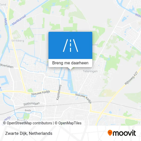 Zwarte Dijk kaart