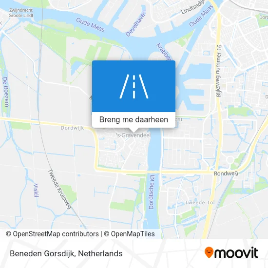 Beneden Gorsdijk kaart