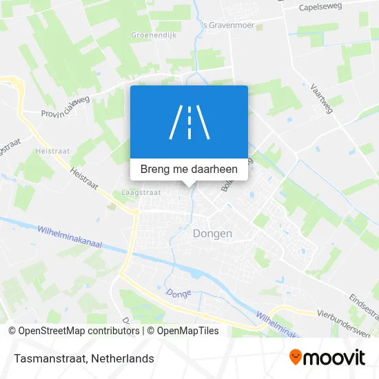 Tasmanstraat kaart