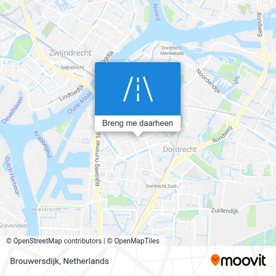 Brouwersdijk kaart