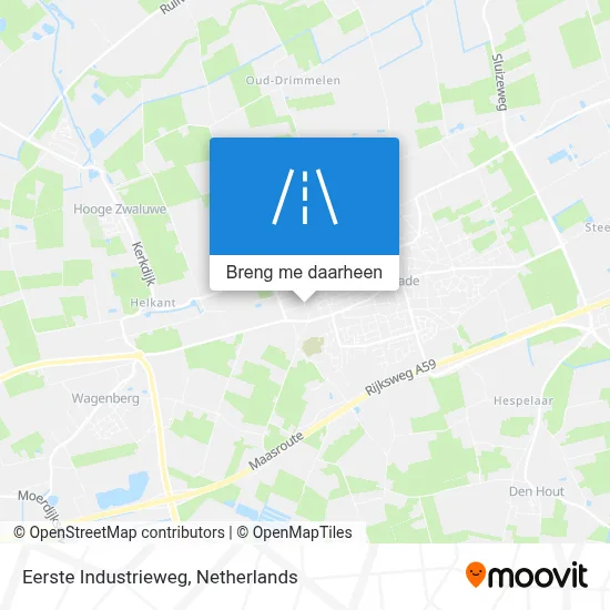 Eerste Industrieweg kaart