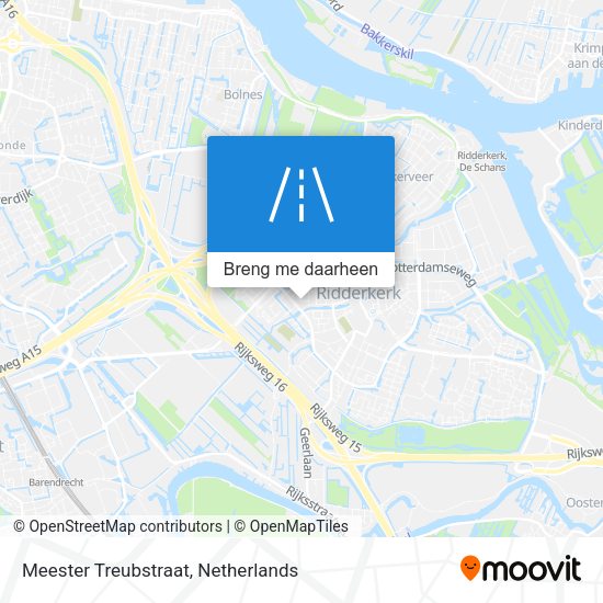 Meester Treubstraat kaart