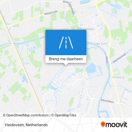 Heideveen kaart