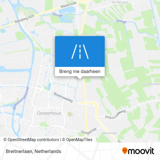 Breitnerlaan kaart