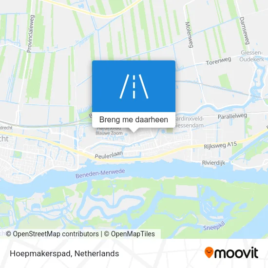 Hoepmakerspad kaart