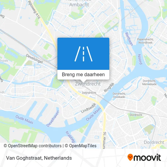 Van Goghstraat kaart