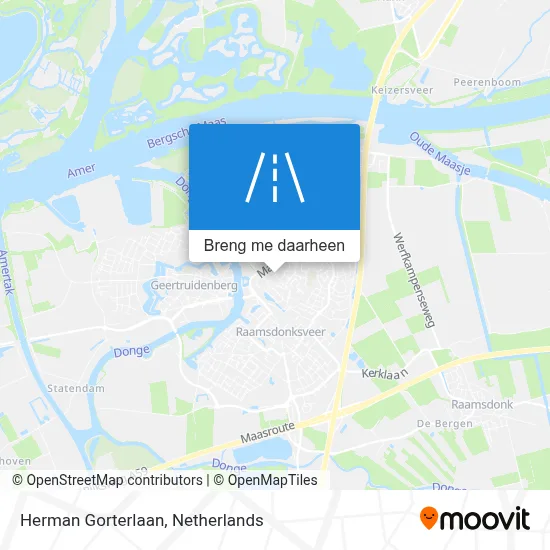 Herman Gorterlaan kaart