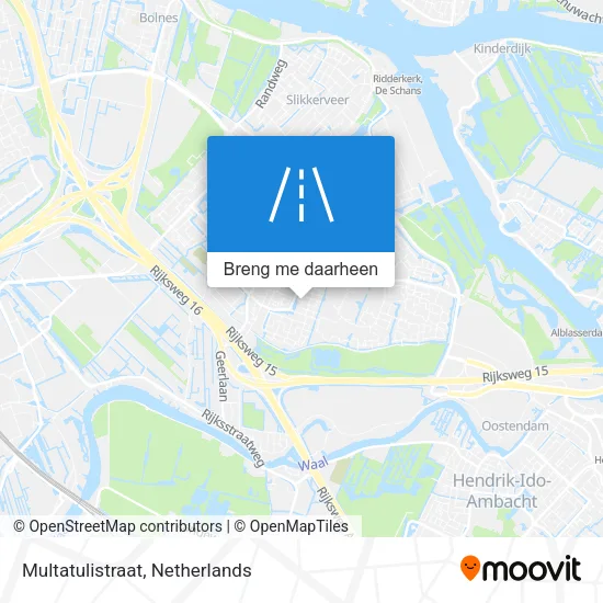 Multatulistraat kaart