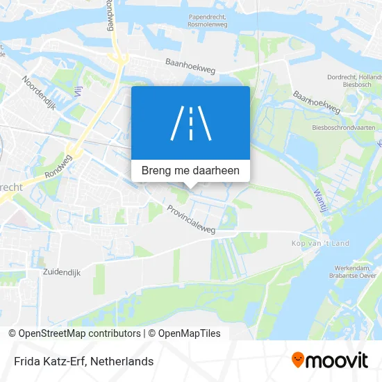 Frida Katz-Erf kaart