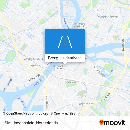 Sint Jacobsplein kaart