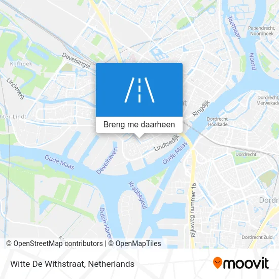 Witte De Withstraat kaart