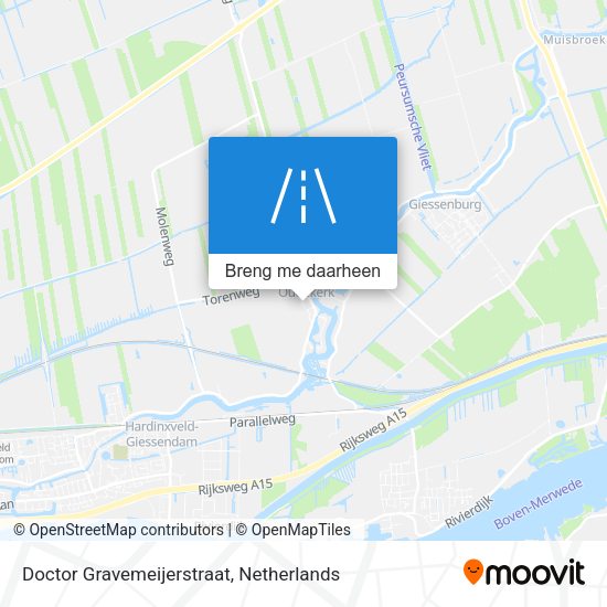 Doctor Gravemeijerstraat kaart