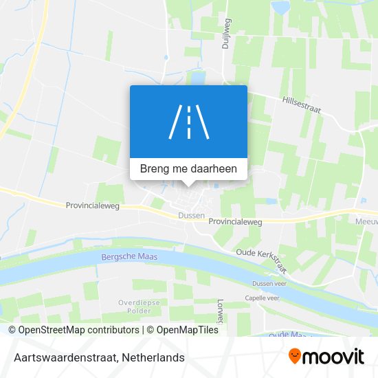 Aartswaardenstraat kaart