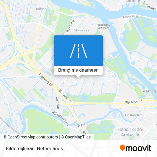 Bilderdijklaan kaart