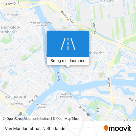 Van Maerlantstraat kaart