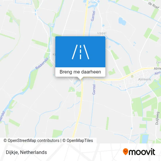 Dijkje kaart