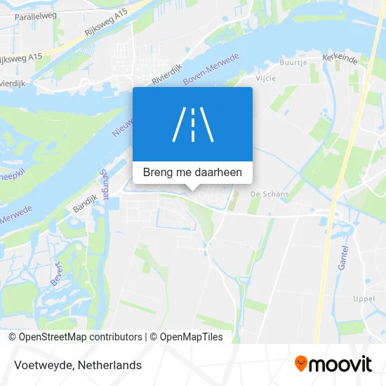 Voetweyde kaart